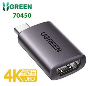 Cáp USB-C to HDMI 2.0 4K@60Hz Ugreen 70450 cao cấp (Vỏ Nhôm)