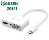 cap-chuyen-doi-usb-type-c-to-hdmi/vga-ho-tro-full-hd-3d-4kx2k-chinh-hang-ugreen-30843-cao-cap - ảnh nhỏ  1