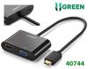 cap-chuyen-doi-hdmi-to-vgahdmi-chinh-hang-ugreen-40744-cao-cap - ảnh nhỏ  1