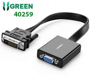 Cáp chuyển đổi DVI 24+1 to VGA Ugreen 40259 cao cấp