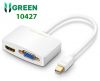 cap-chuyen-doi-mini-displayport-to-hdmi-va-vga-cao-cap-chinh-hang-ugreen-10427-trang-10439-den - ảnh nhỏ  1