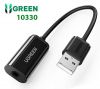 card-sound-usb-2-0-to-3-5mm-mic-loa-ugreen-10330-cao-cap-den - ảnh nhỏ  1