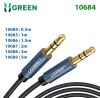 cap-audio-3-5mm-dai-05m-day-boc-du-dau-boc-hop-kim-ugreen-10684-cao-cap - ảnh nhỏ  1