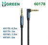 cap-audio-am-thanh-aux-3-5mm-ben-nylon-be-goc-90-do-dai-05m-ugreen-60178-cao-cap-blue - ảnh nhỏ  1