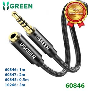 Cáp Audio 3.5mm 3 nấc nối dài 1M Ugreen 60846 chính hãng cao cấp