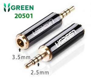 Đầu chuyển đổi Audio 2,5mm sang 3,5mm chính hãng Ugreen 20501 cao cấp