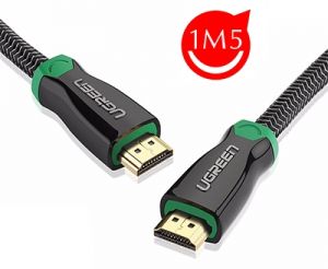 Cáp HDMI 2.0 Cao Cấp Ugreen 10291 Hỗ Trợ 3D 4K 2K Dài 1M5