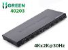 bo-chia-1-ra-8-cong-hdmi-1-4-chinh-hang-ugreen-40203-ho-tro-4kx2k30hz-cao-cap - ảnh nhỏ  1