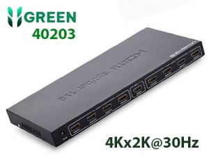 Bộ chia 1 ra 8 cổng HDMI 1.4 Chính hãng Ugreen 40203 hỗ trợ 4Kx2K@30Hz cao cấp