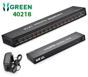 Bộ chia HDMI 1 ra 16 cống hỗ trợ HDMI 1.3b full HD 1080p chính hãng Ugreen 40218 cao cấp