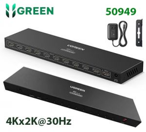 Bộ chia HDMI 1 ra 10 cổng v1.4 hỗ trợ 4K@30Hz Ugreen 50949 cao cấp