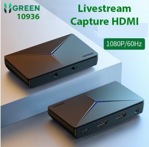 Thiết bị ghi hình hỗ trợ Livestream Capture HDMI 4K@60Hz Ugreen 10936 (USB Type-C)