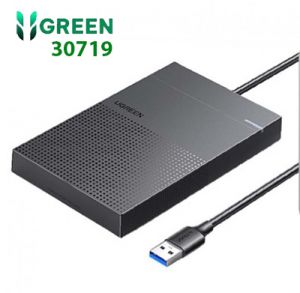 Hộp đựng ổ cứng 2,5 inch USB Type-A 3.0 chính hãng Ugreen 30719 cao cấp (Cáp liền)