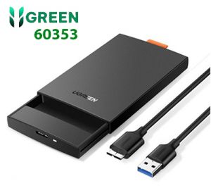 Box đựng ổ cứng HDD, SSD 2,5inch Sata chuẩn USB 3.0 Ugreen 60353