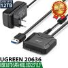 cap-usb-3-0-to-sata-hdd-ssd-3-5/2-5-ugreen-20636-ho-tro-12tb-kem-nguon-12v/2a-chinh-hang-cao-cap - ảnh nhỏ  1