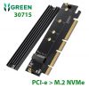 card-chuyen-doi-pci-e-ra-m-2-nvme-pcie-4-0-ugreen-30715-cao-cap-bang-thong-4x - ảnh nhỏ  1