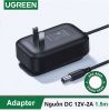 power-adapter-doi-nguon-dc-12v-2a-mau-den-ugreen-20359-cao-cap - ảnh nhỏ  1