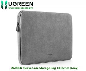 Túi đựng Laptop 14inch lp187 20020476 Ugreen 20476 Màu xám hàng chính hãng