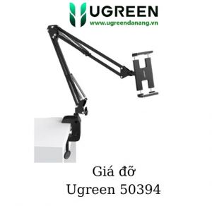 Chân kẹp đa năng xoay 360 độ cho điện thoại + máy tính bảng Ugreen 50394 Từ 4 - 12.9 Inch màu Đen LP142 20050394