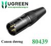 dau-jack-han-canon-duong-xlr-ugreen-80439-cao-cap - ảnh nhỏ  1